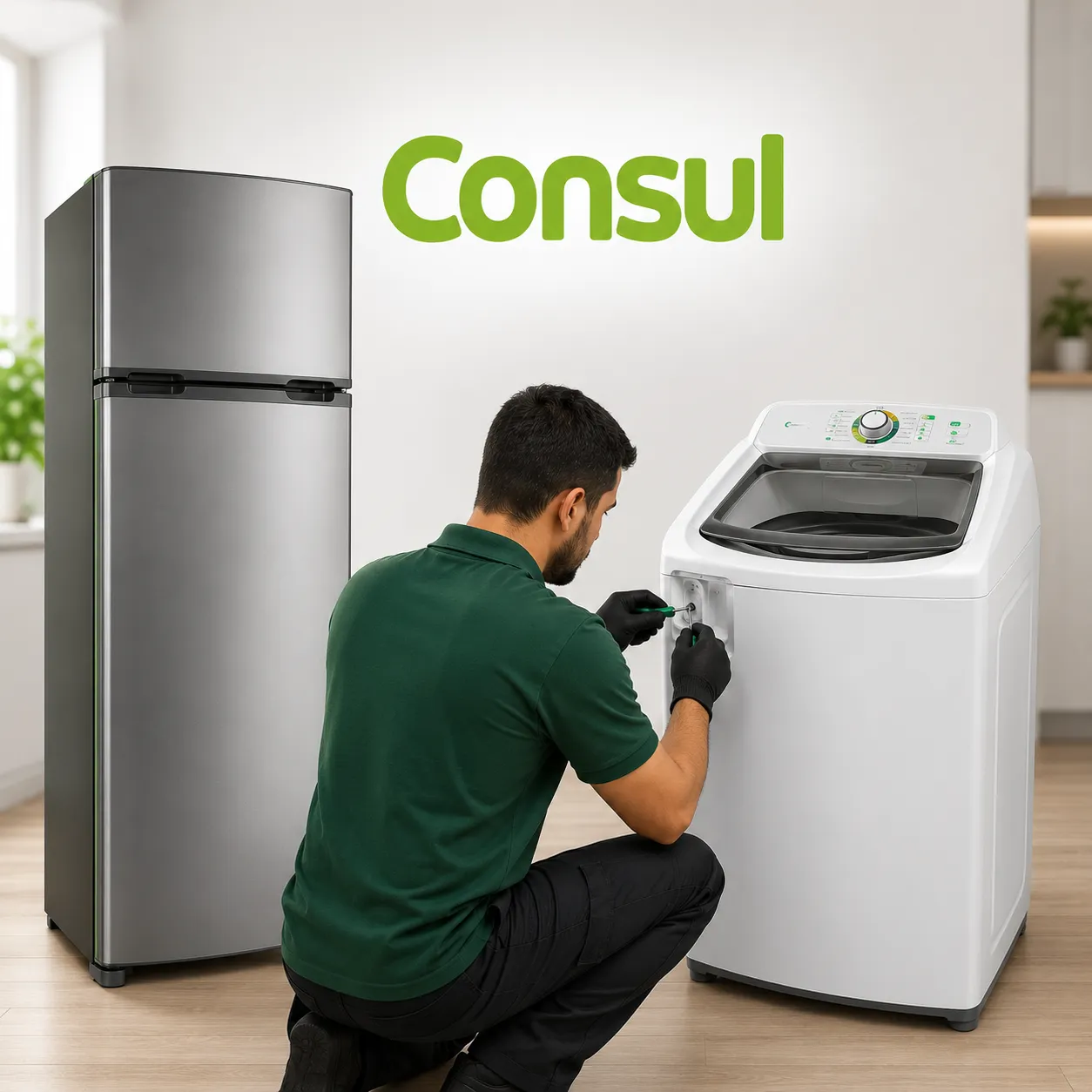 Assistência técnica Consul para geladeira e máquina de lavar