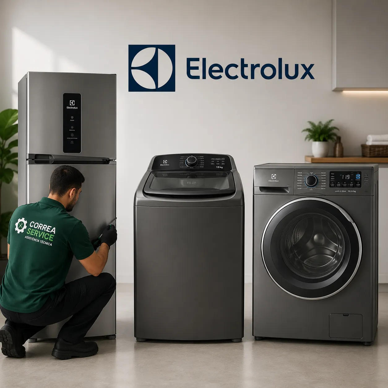 Assistência técnica Electrolux para geladeira, máquina de lavar e lava e seca